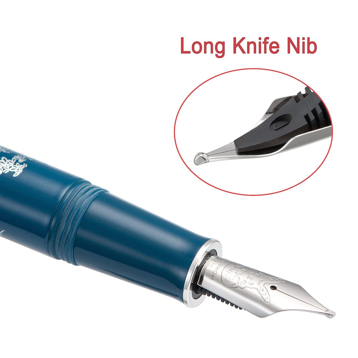 Hongdian N23 Blue CT Fountain Pen