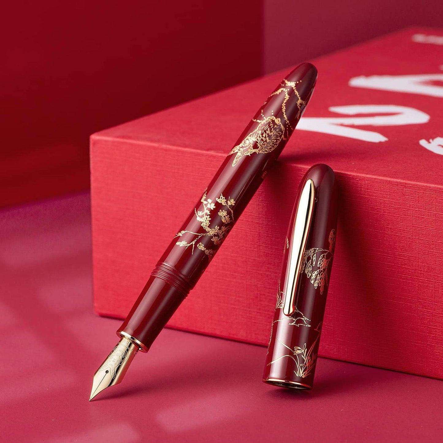 Hongdian N23 Red GT Fountain Pen