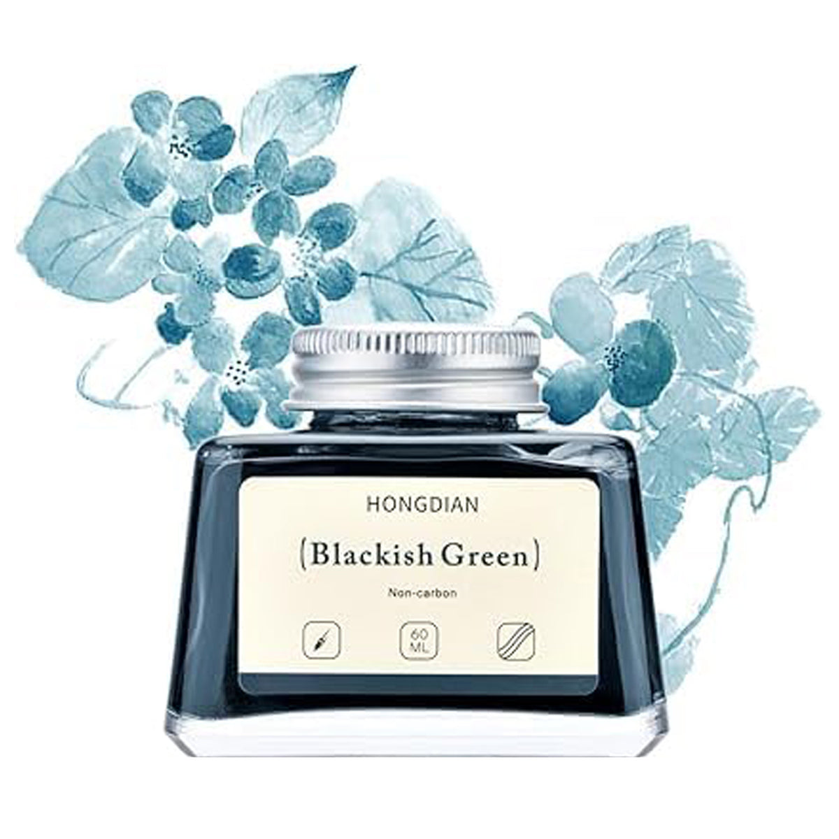 Hongdian Non Carbon Ink Bottle (Blackish Green - 60 ML) 60ML10