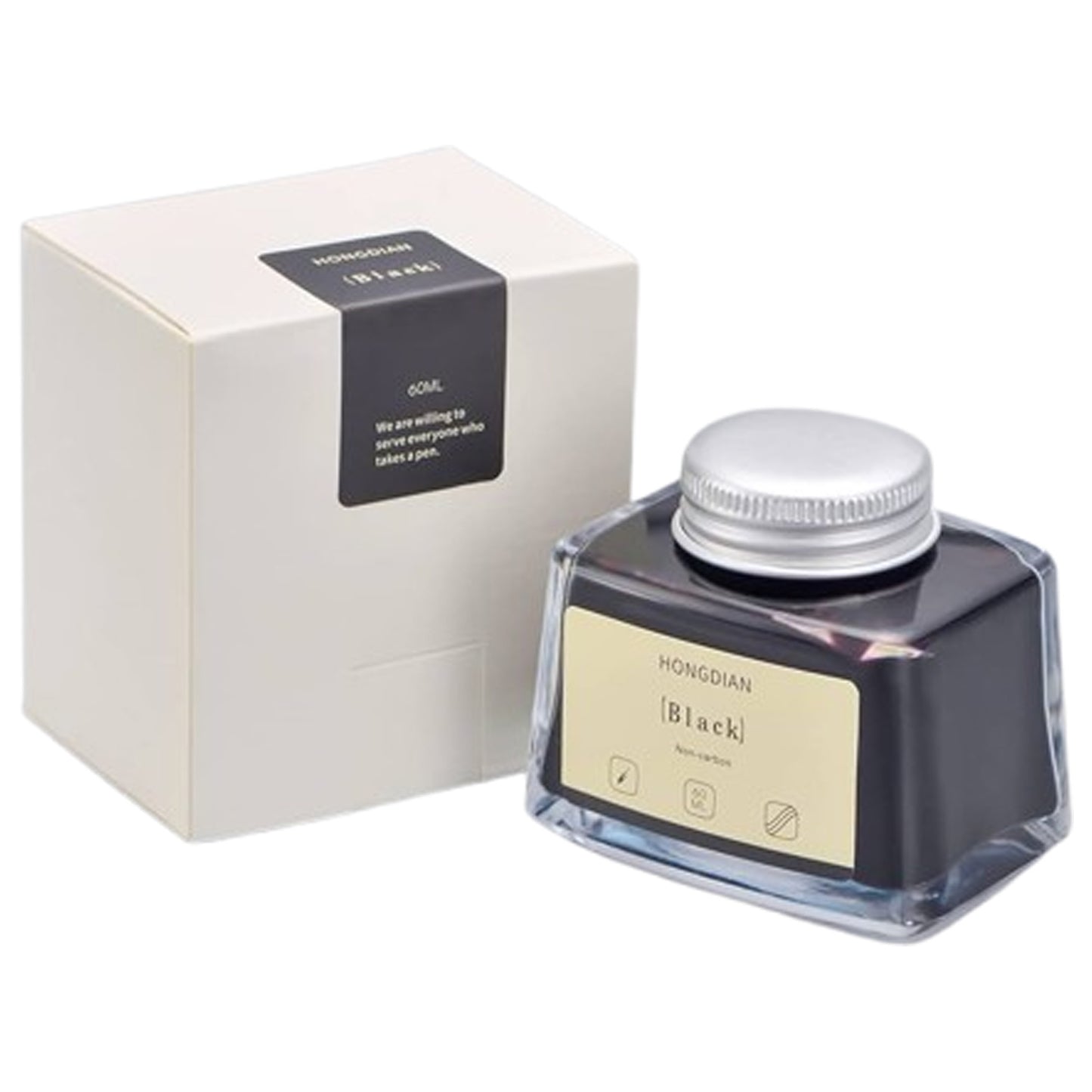 Hongdian Non Carbon Ink Bottle (Black - 60 ML) 60ML13