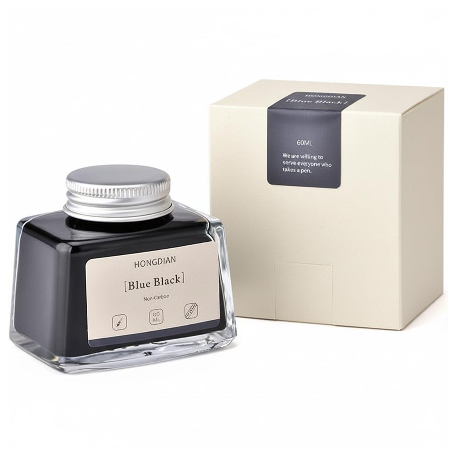 Hongdian Non Carbon Ink Bottle (Blue Black - 60 ML) 60ML21