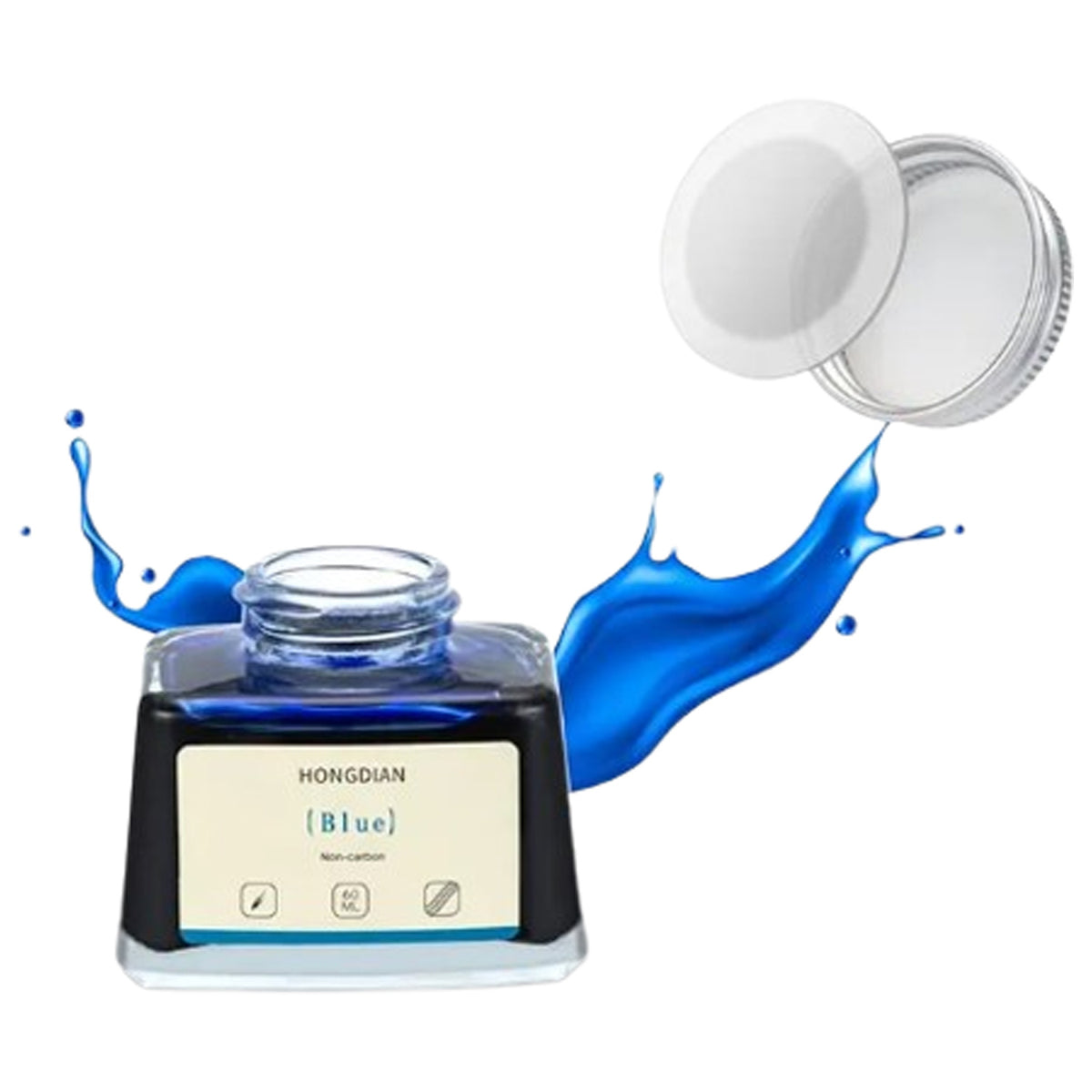 Hongdian Non Carbon Ink Bottle (Blue - 60 ML) 60ML06