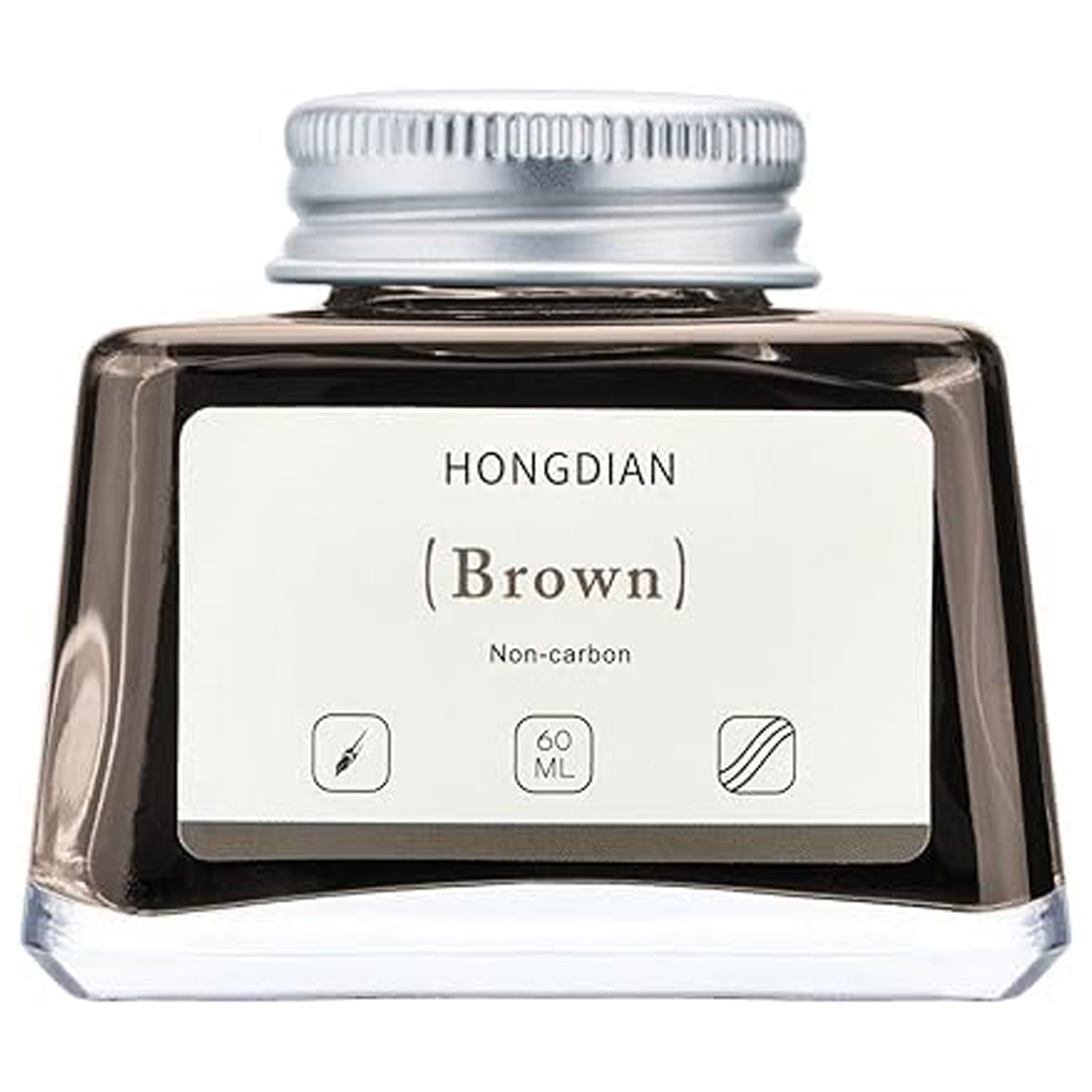 Hongdian Non Carbon Ink Bottle (Brown - 60 ML) 60ML14