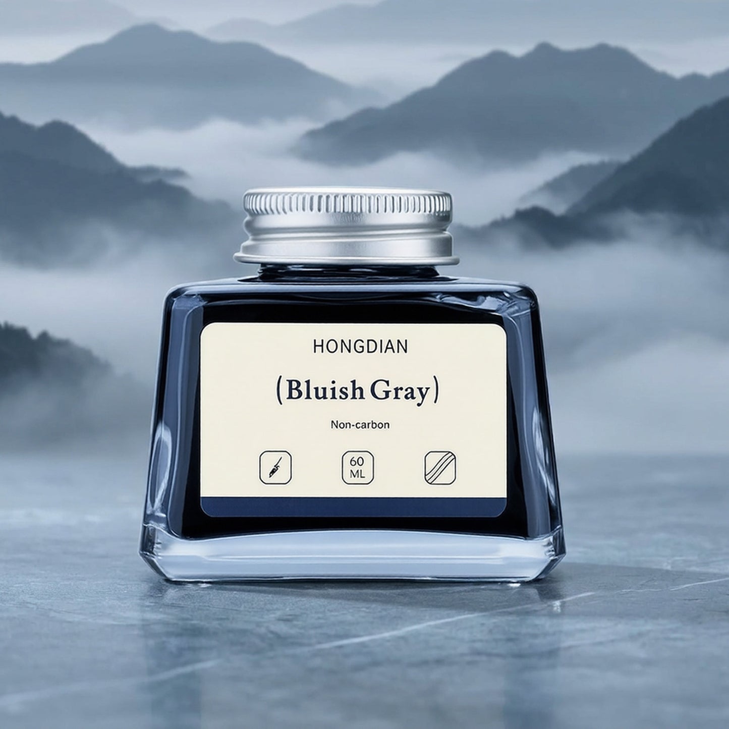 Hongdian Non Carbon Ink Bottle (Bluish Gray - 60 ML) 60ML26