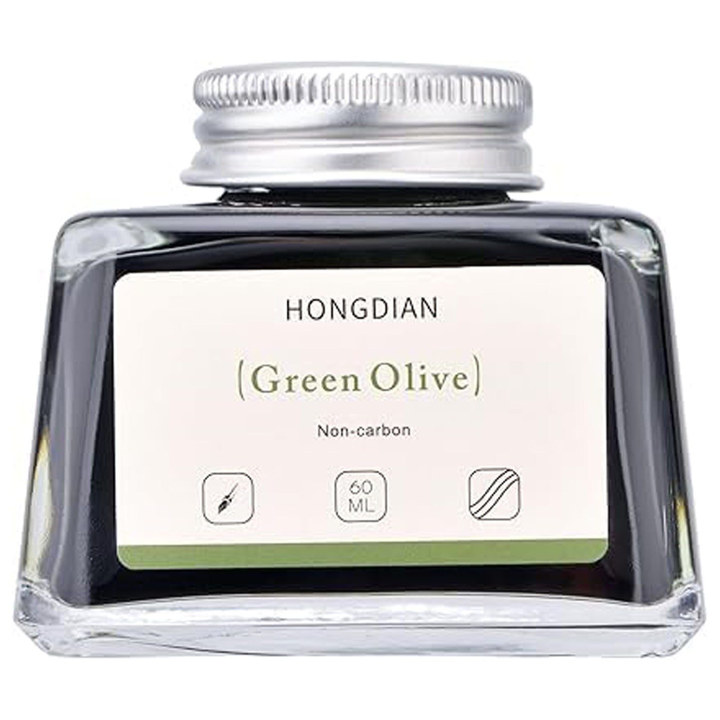 Hongdian Non Carbon Ink Bottle (Green Olive - 60 ML) 60ML22