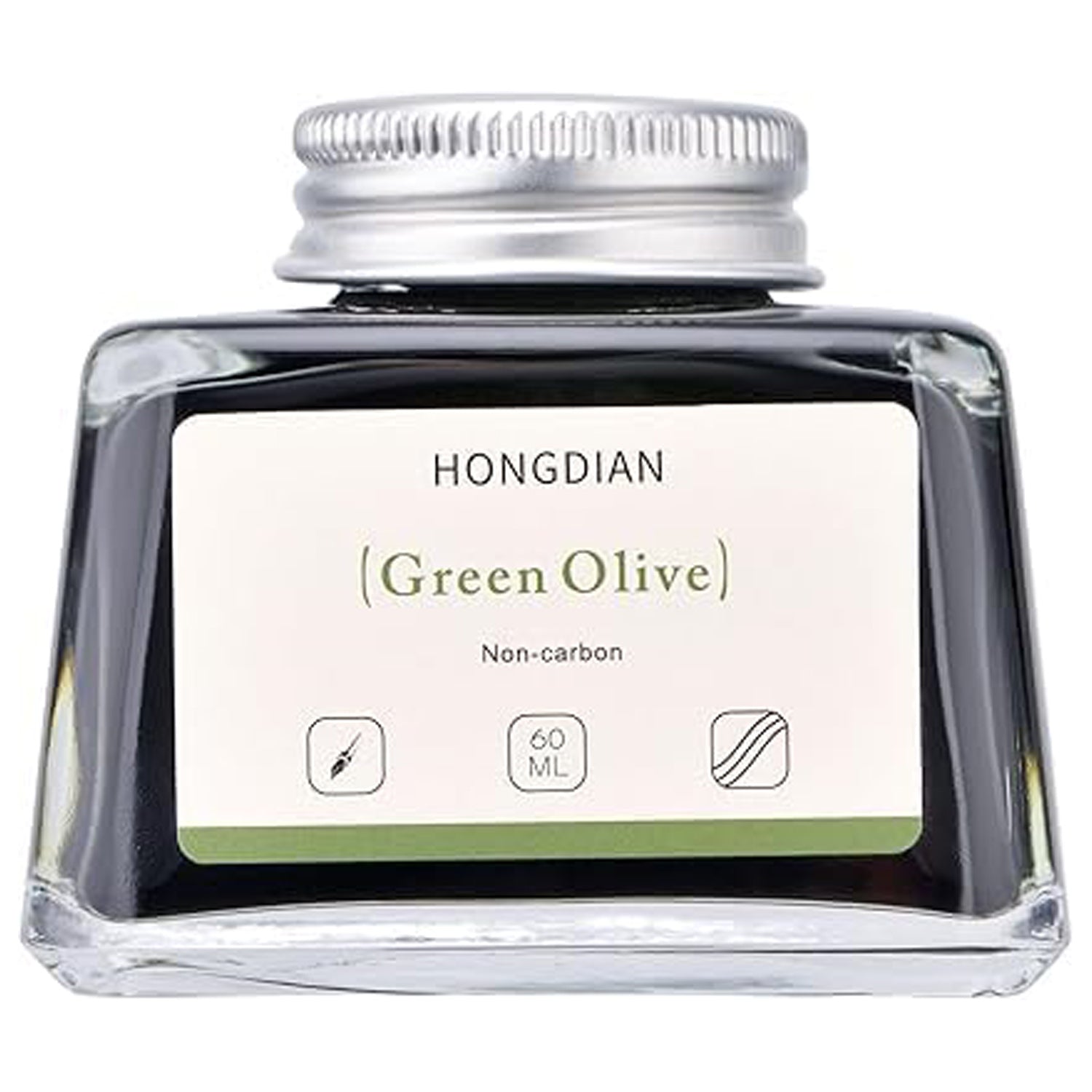 Hongdian Non Carbon Ink Bottle (Green Olive - 60 ML) 60ML22