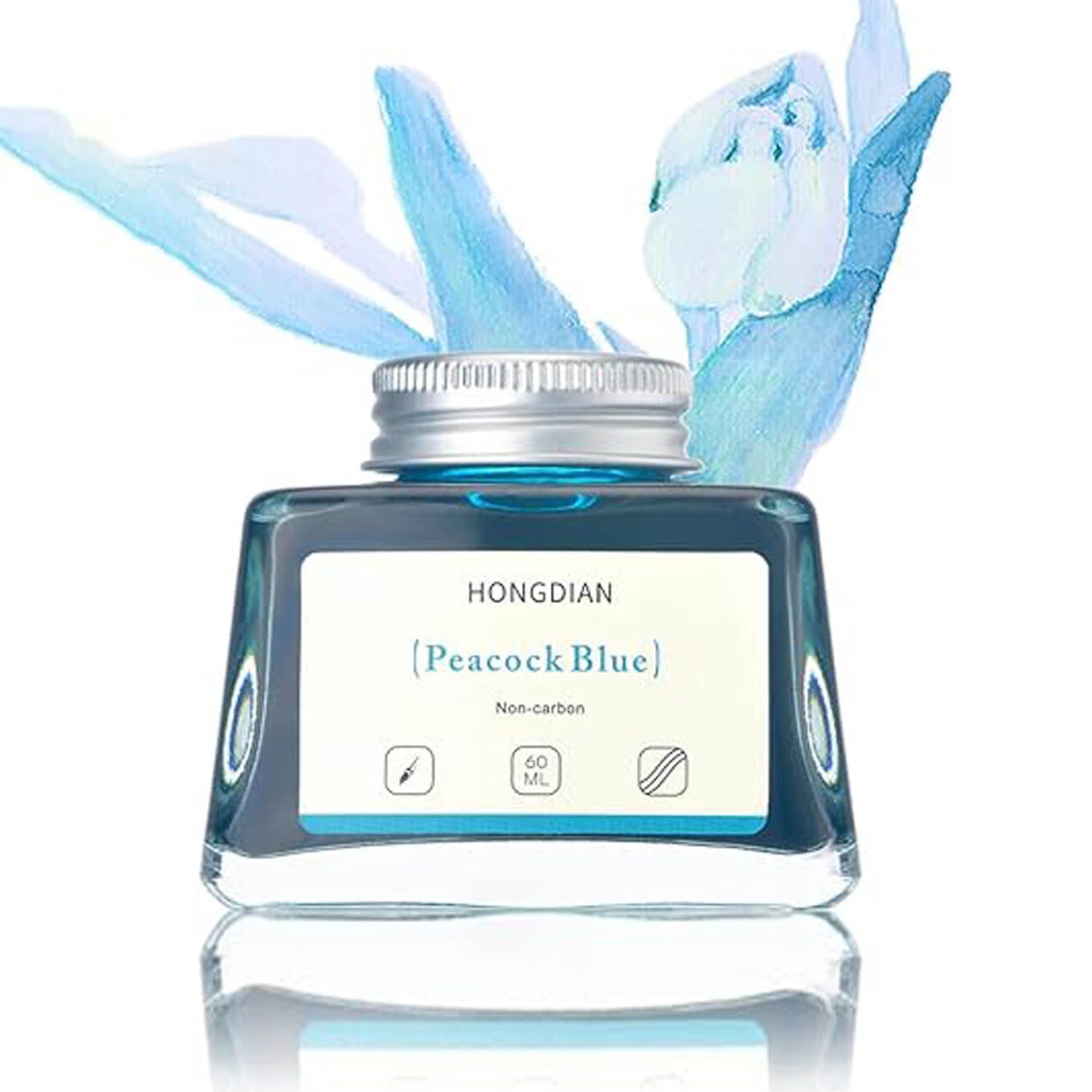 Hongdian Non Carbon Ink Bottle (Peacock Blue - 60 ML) 60ML24