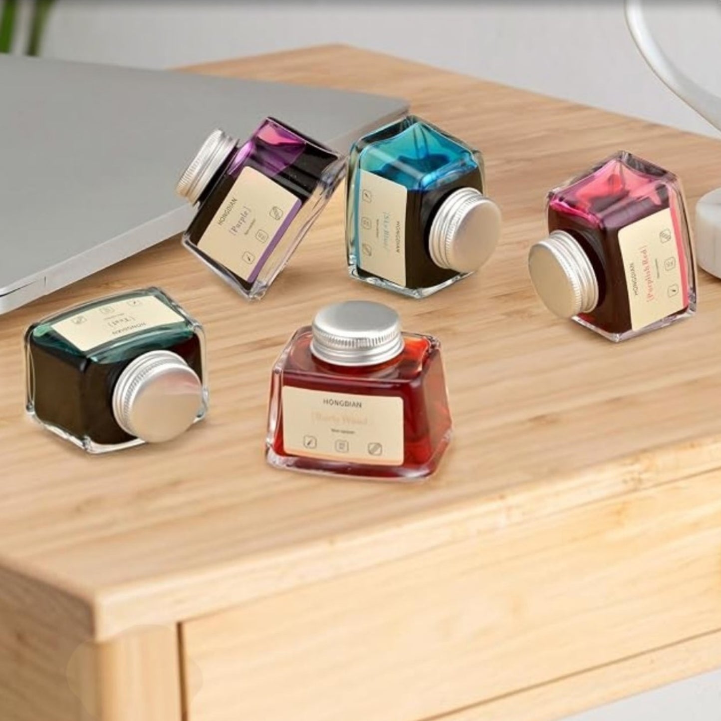 Hongdian Non Carbon Ink Bottle (Red - 60 ML) 60ML27