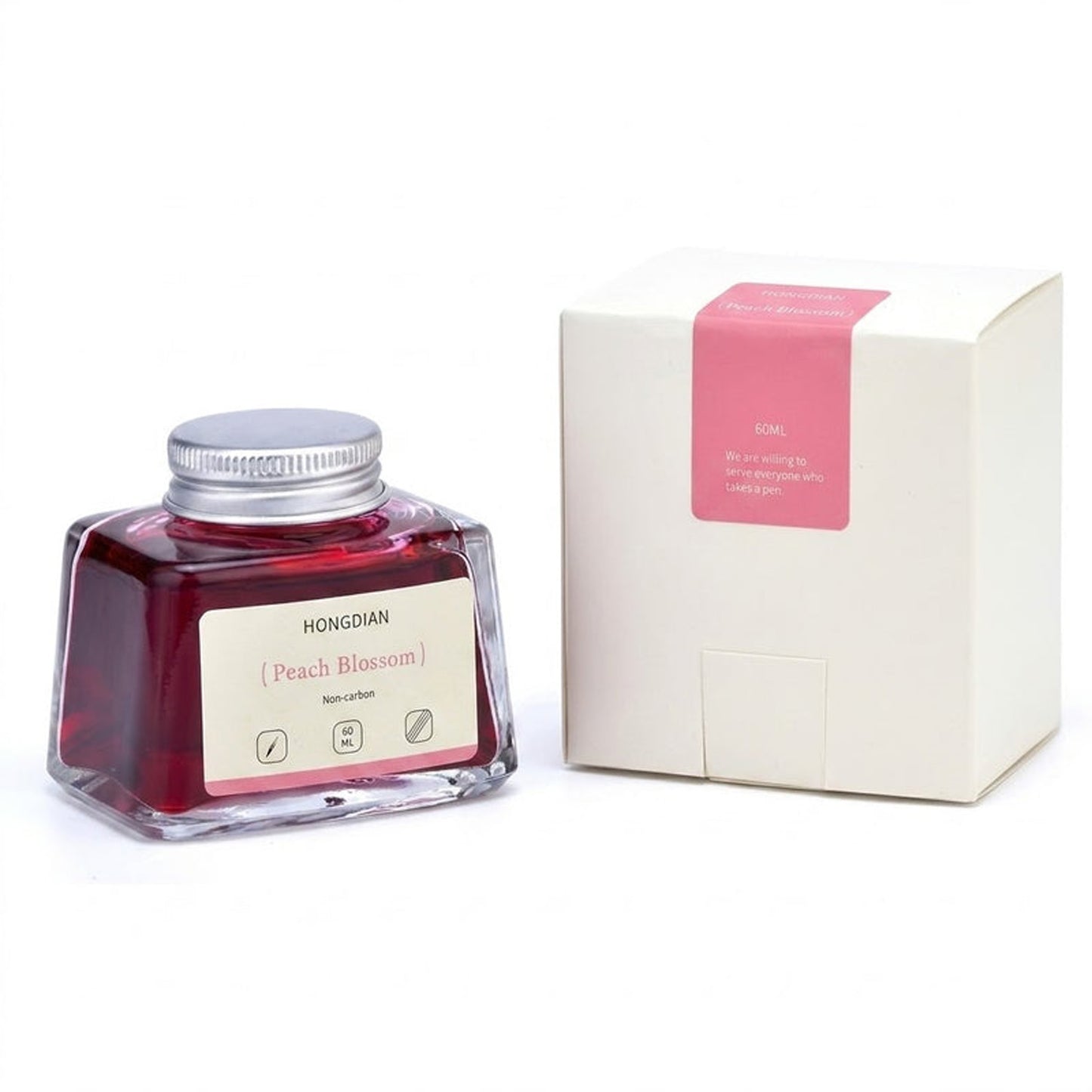 Hongdian Non Carbon Ink Bottle (Peach Blossom - 60 ML) 60ML25