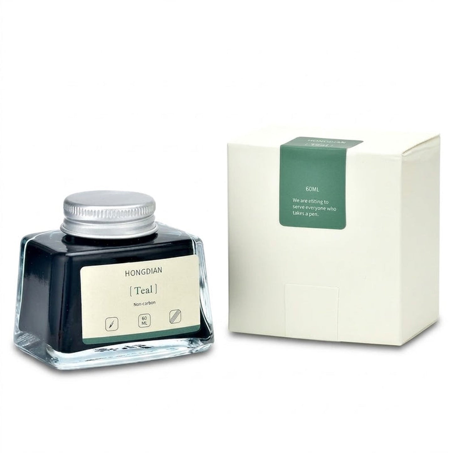 Hongdian Non Carbon Ink Bottle (Teal - 60 ML) 60ML28