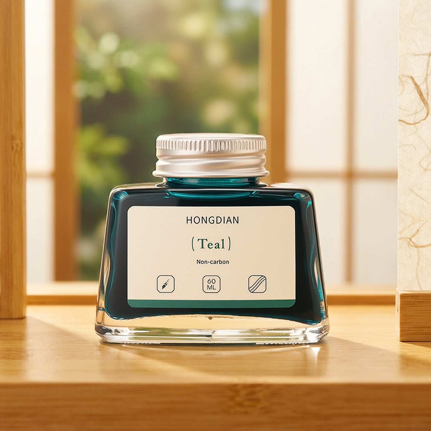 Hongdian Non Carbon Ink Bottle (Teal - 60 ML) 60ML28