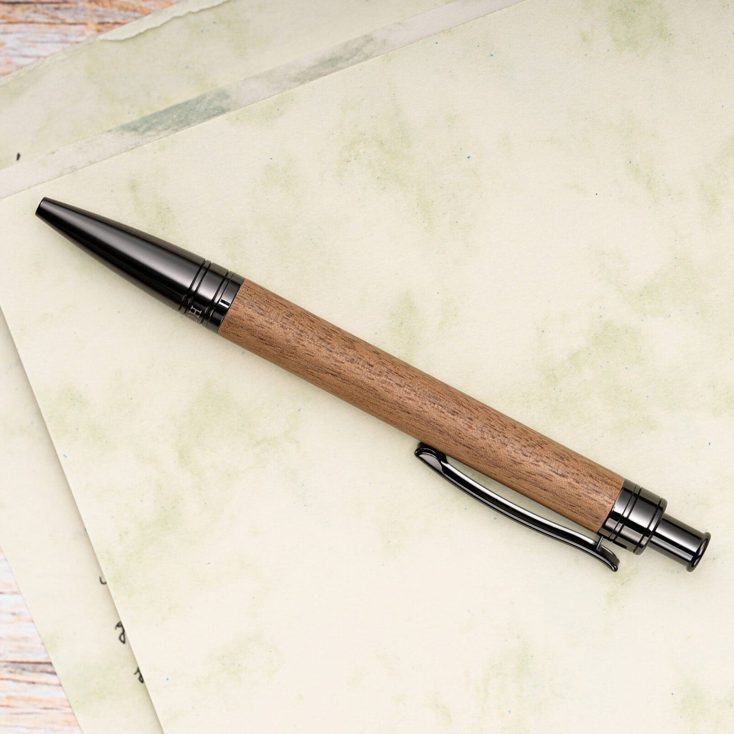 Horner Boscus Walnut Wood PVD Ballpoint Pen 1039-K