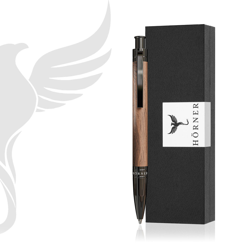 Horner Boscus Walnut Wood PVD Ballpoint Pen 1039-K