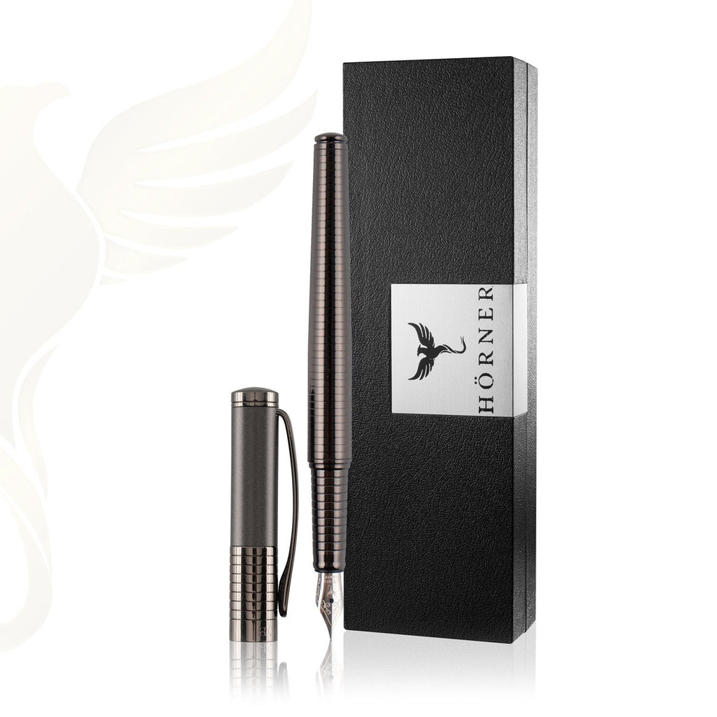 Horner Fortress Gunmetal Fountain Pen