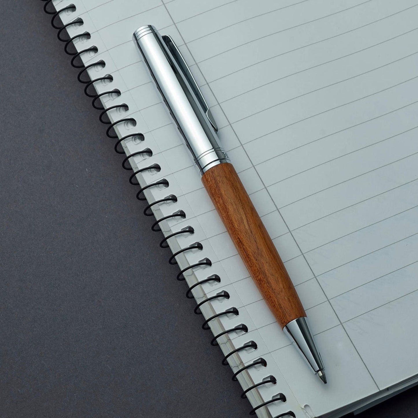 Horner Legno Rosewood Chrome CT Ballpoint Pen 1014