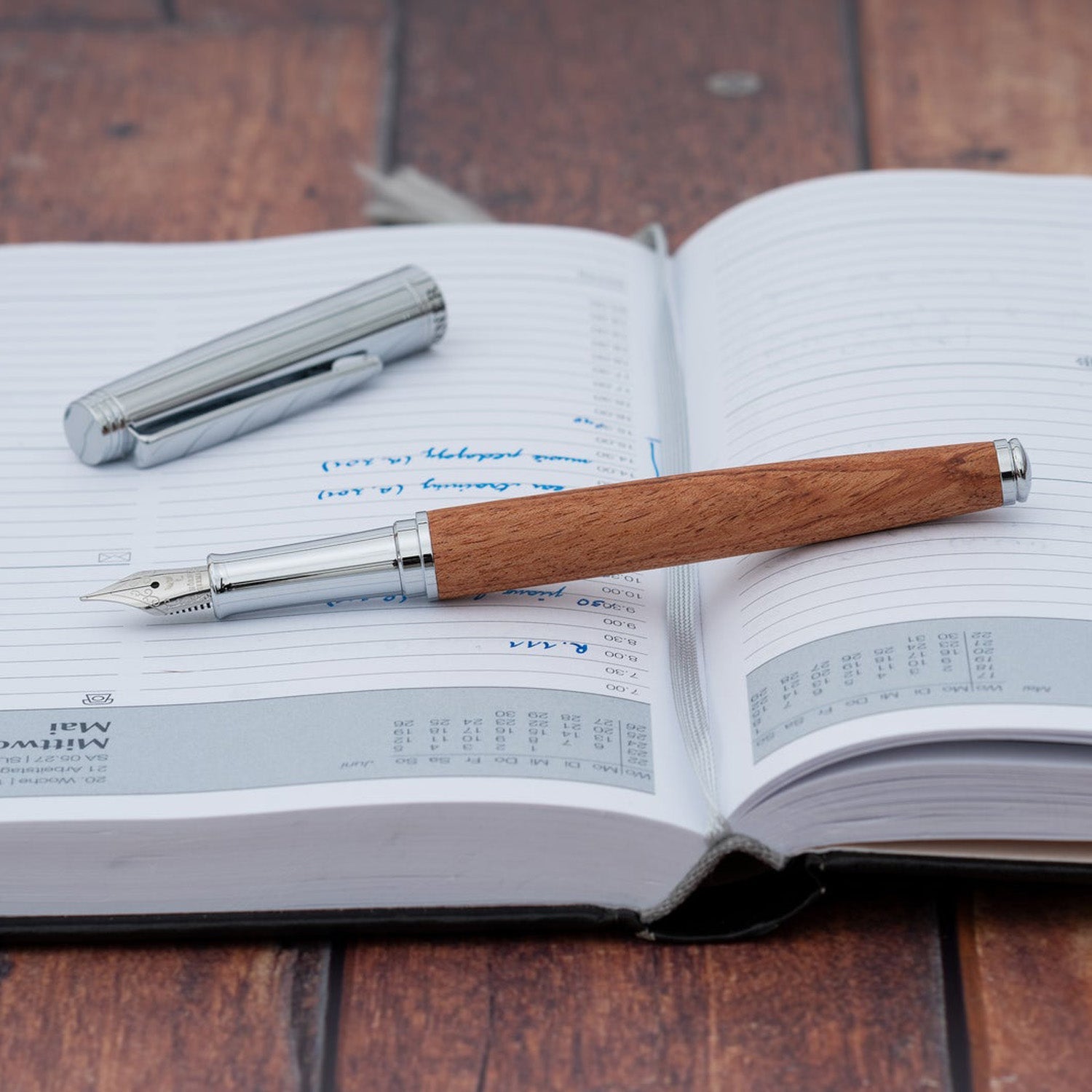 Horner Legno Rosewood Chrome CT Fountain Pen