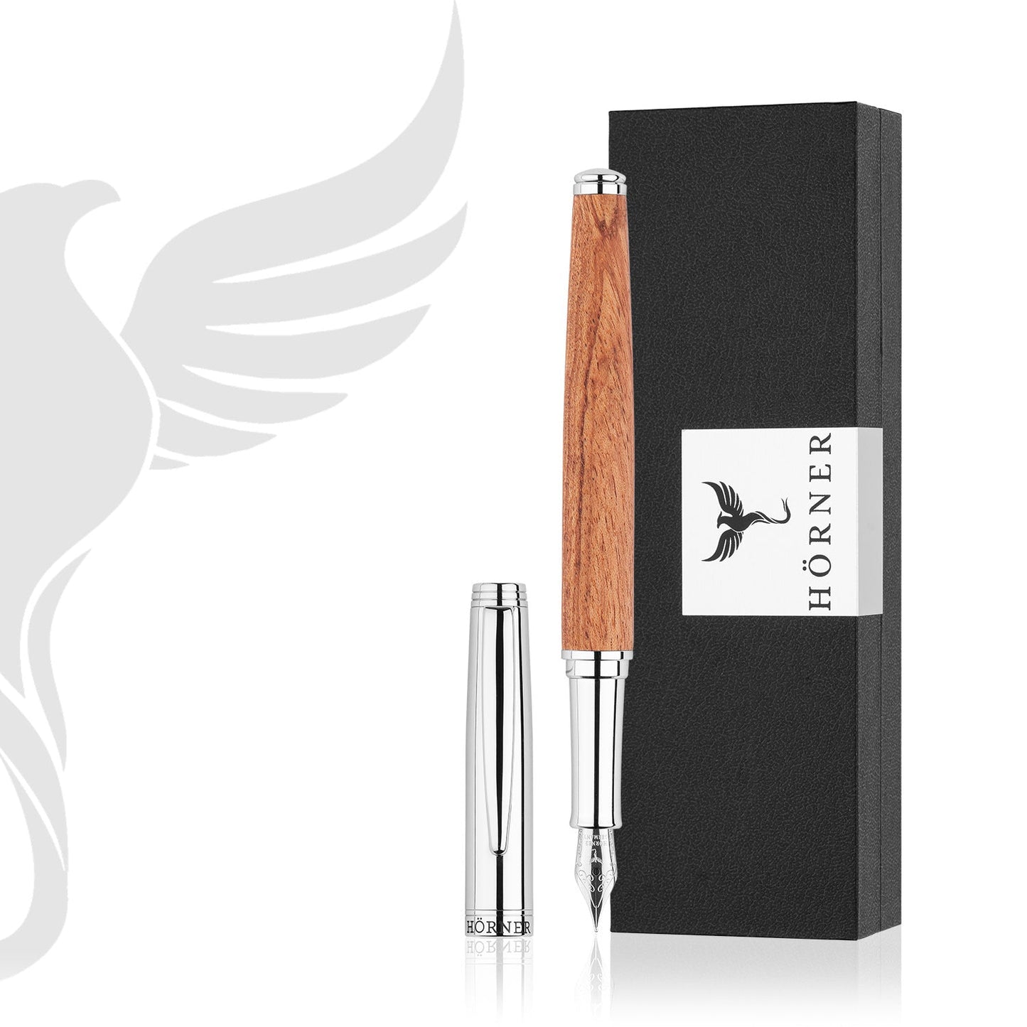 Horner Legno Rosewood Chrome CT Fountain Pen