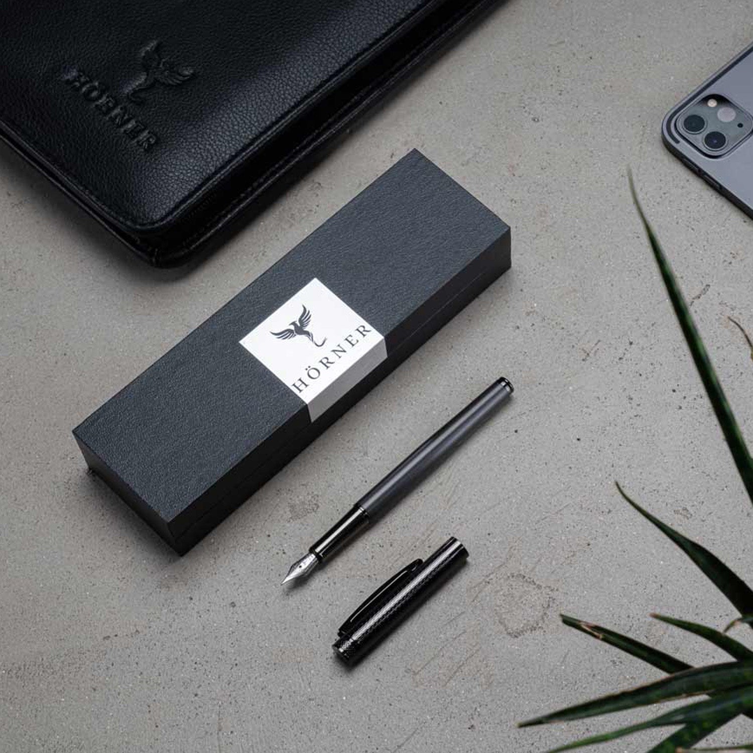 Horner Levio Gunmetal Grey Fountain Pen