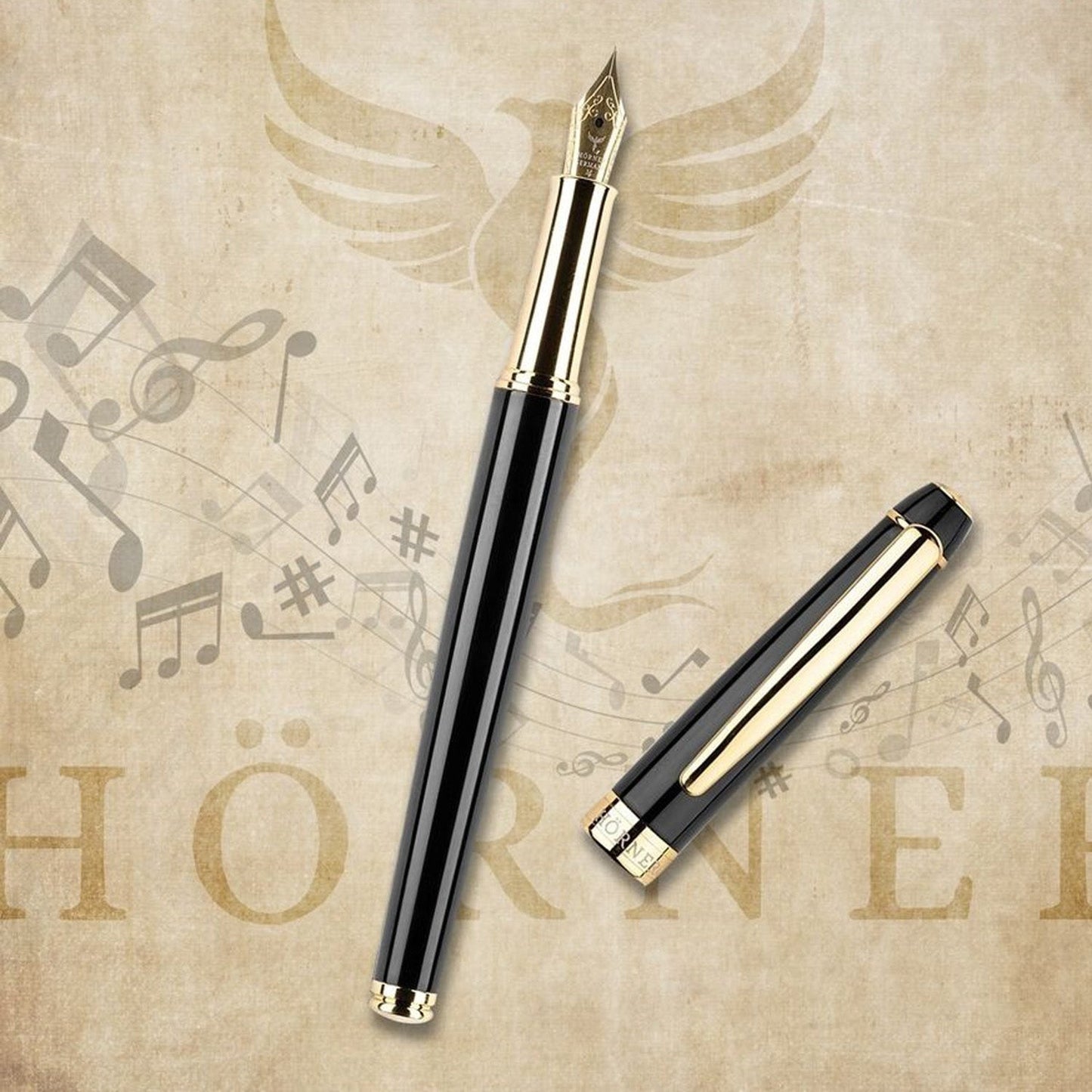 Horner Nobilis Black GT Fountain Pen