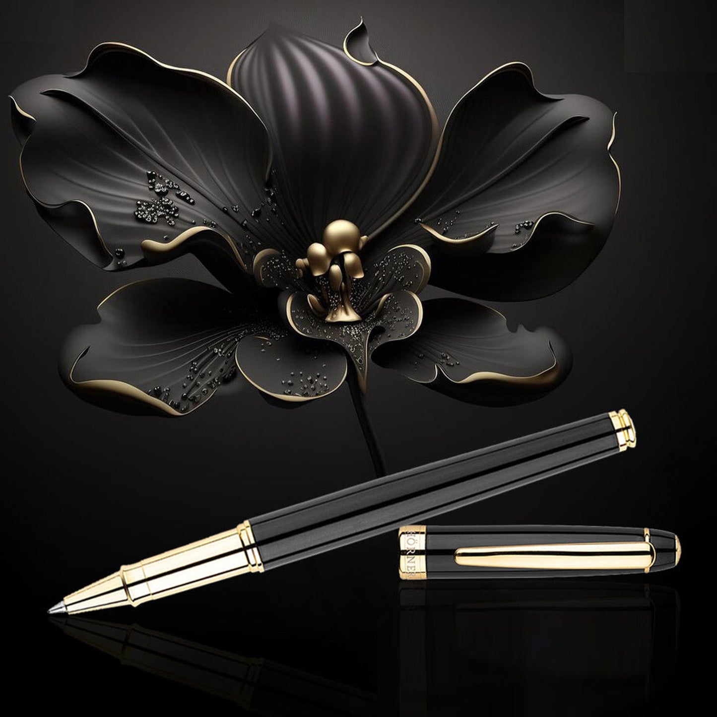 Horner Nobilis Black GT Roller Ball Pen 1034-T