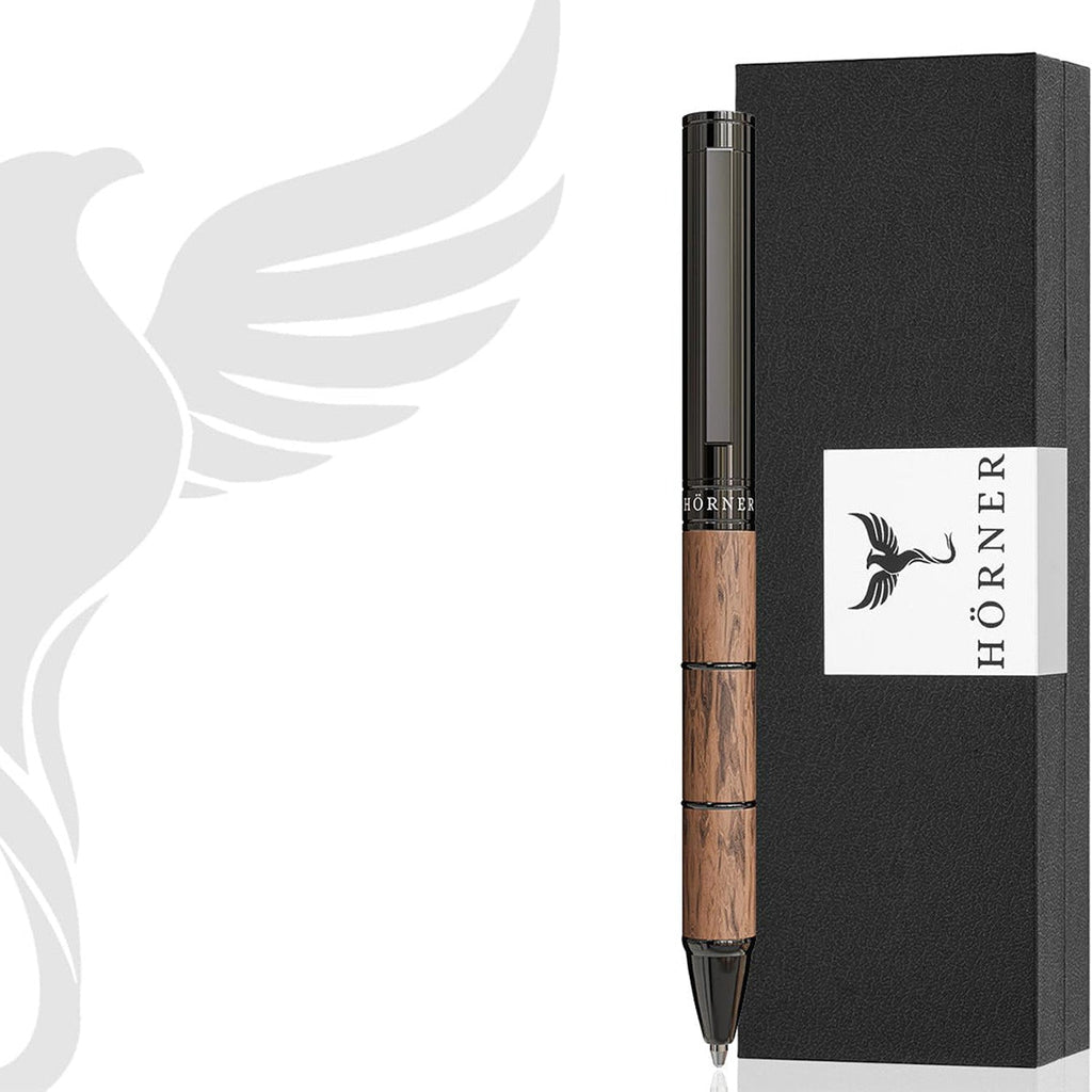 Horner Obscurus Walnut Wood PVD Ballpoint Pen 1040-B