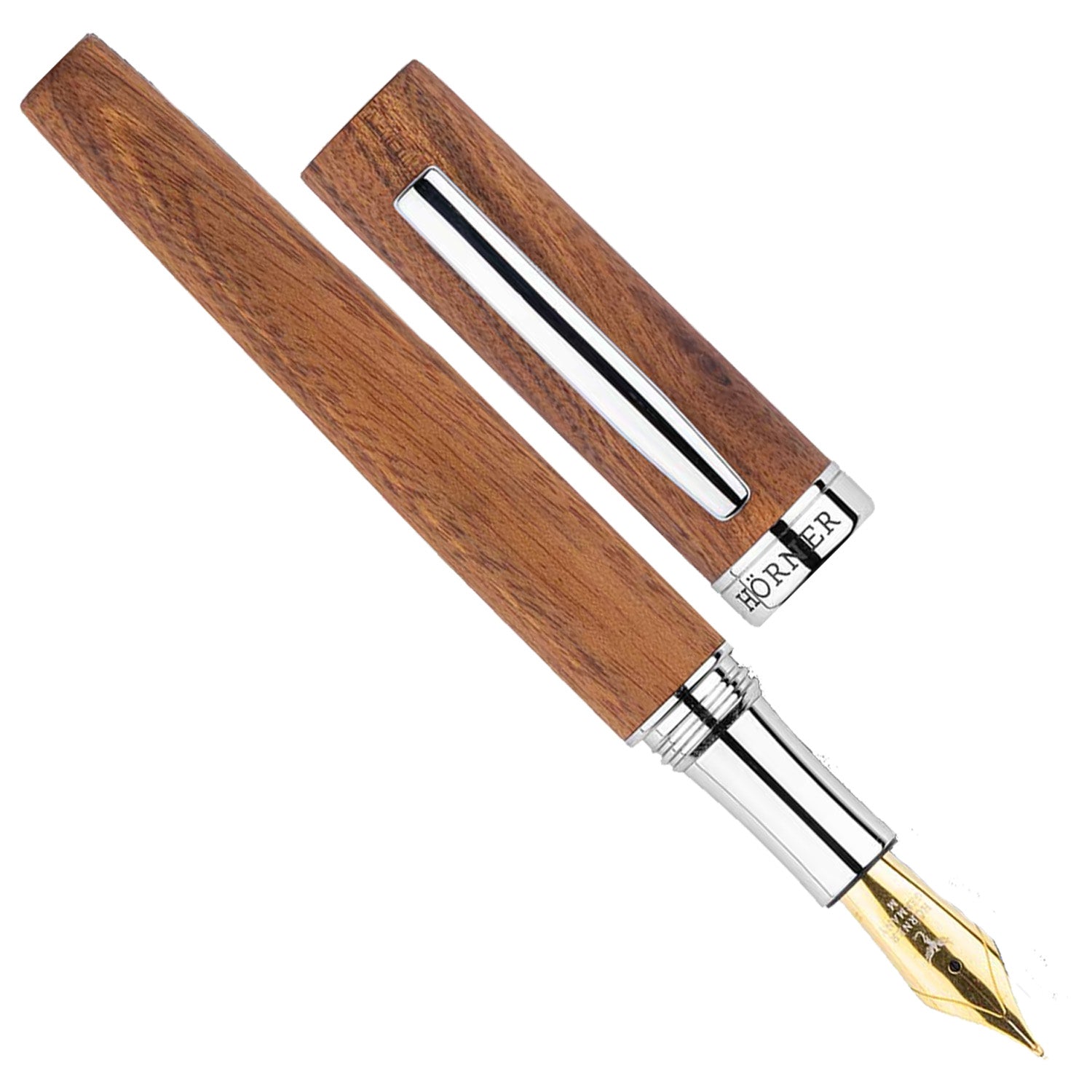 Horner Scriptum Mahogany Wood Fountain Pen