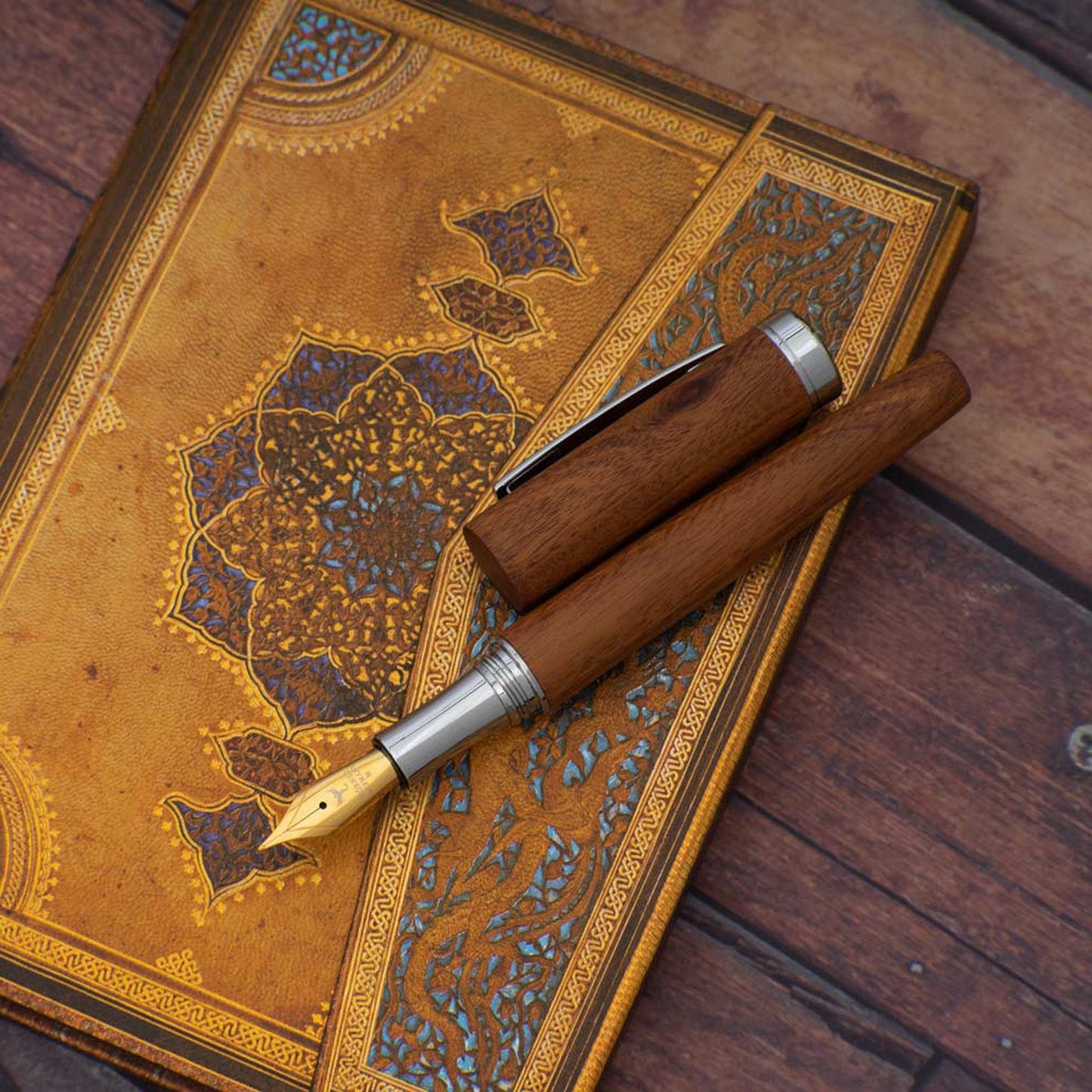 Horner Scriptum Mahogany Wood Fountain Pen