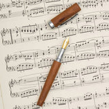 Horner Scriptum Mahogany Wood Fountain Pen