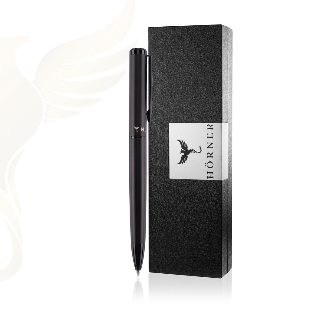 Horner Silva Matte Black PVD Ballpoint Pen 1010