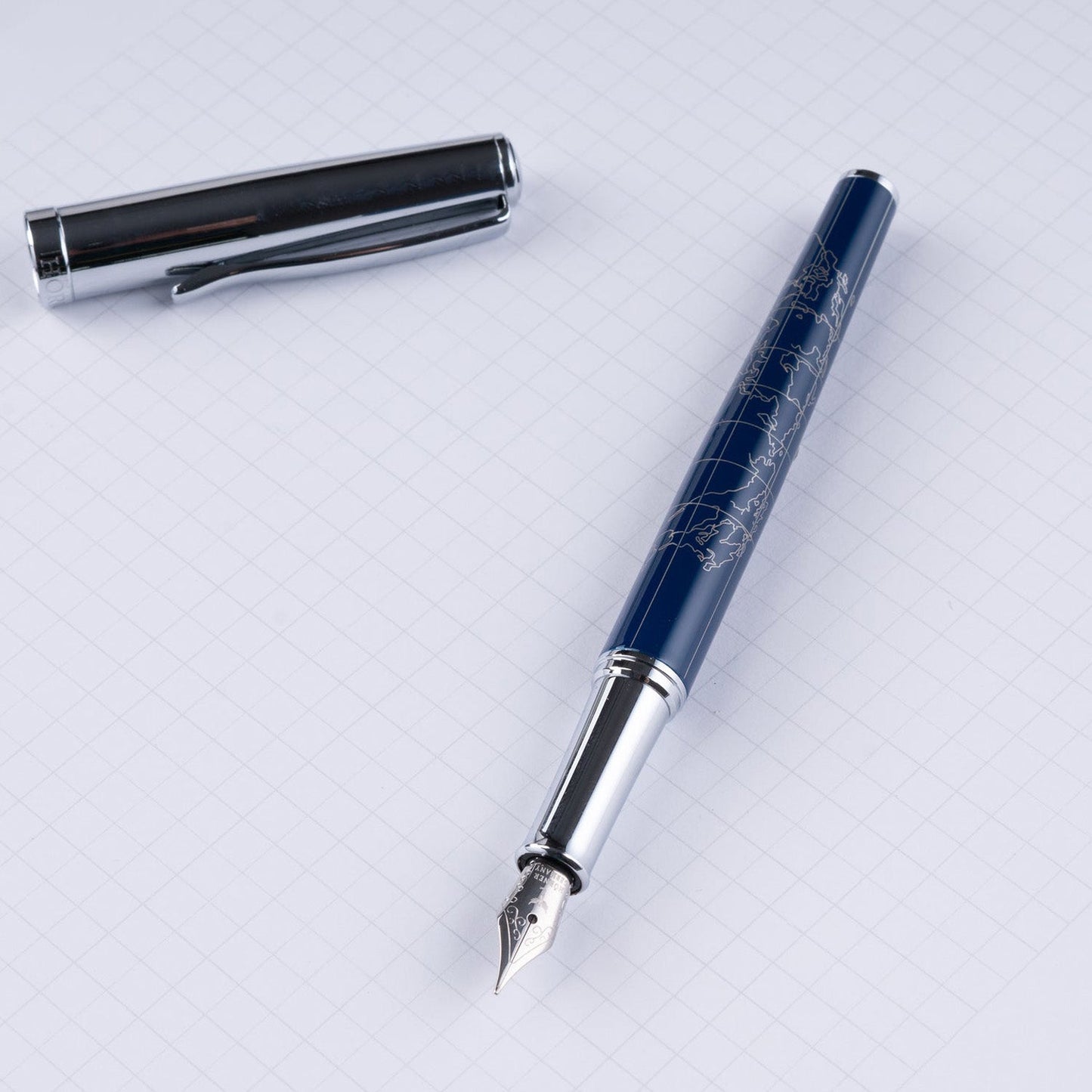 Horner Terra Blue Chrome CT Fountain Pen