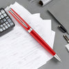 Waterman Hemisphere Matte Stainless Steel Red CT Ballpoint Pen 9000034683