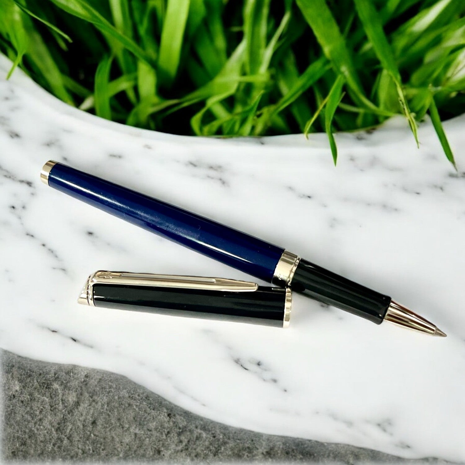 Waterman Hemisphere Colour Block Blue/Black CT Roller Ball Pen 9000037254