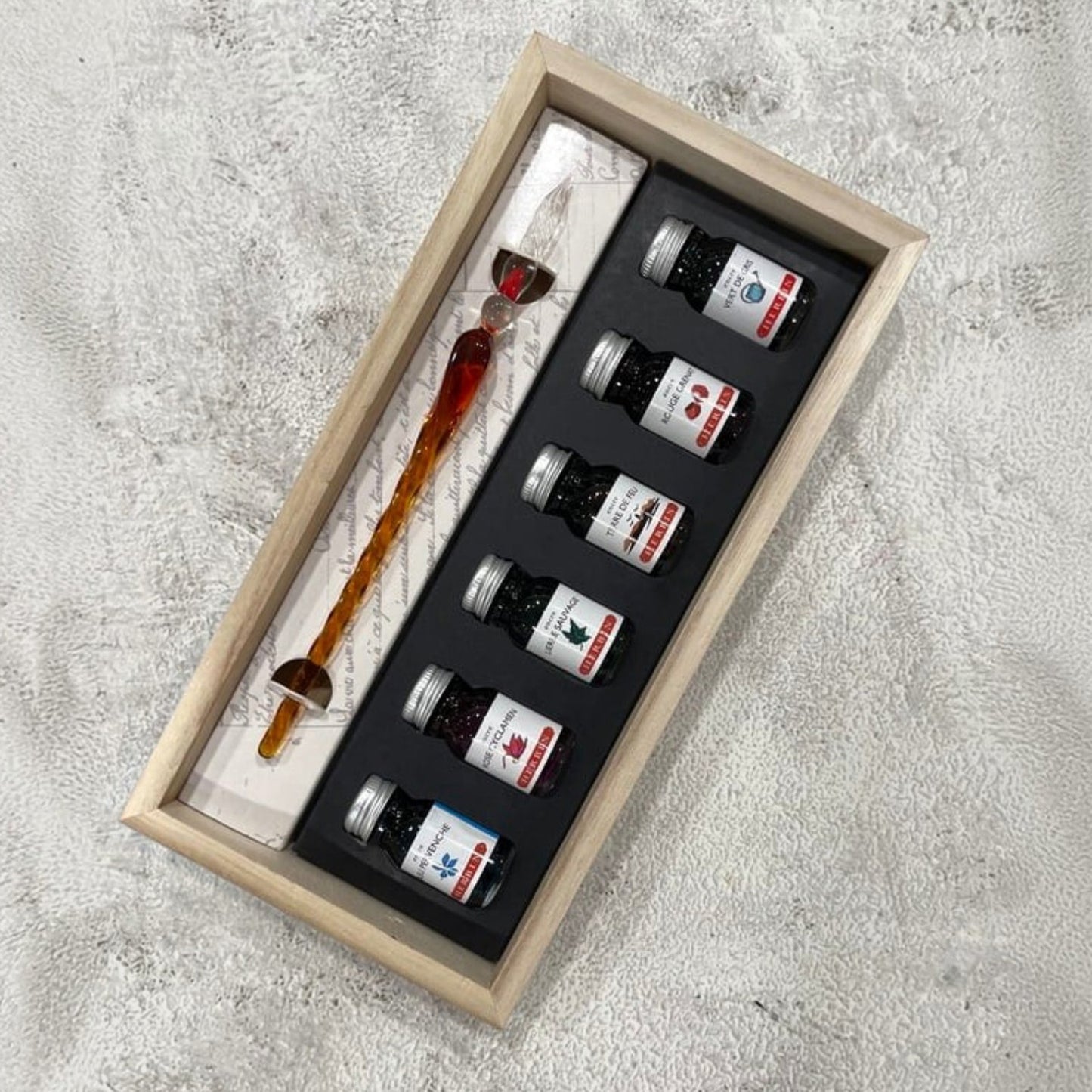 Jacques Herbin Glass Pen Set (Assorted) 27604T