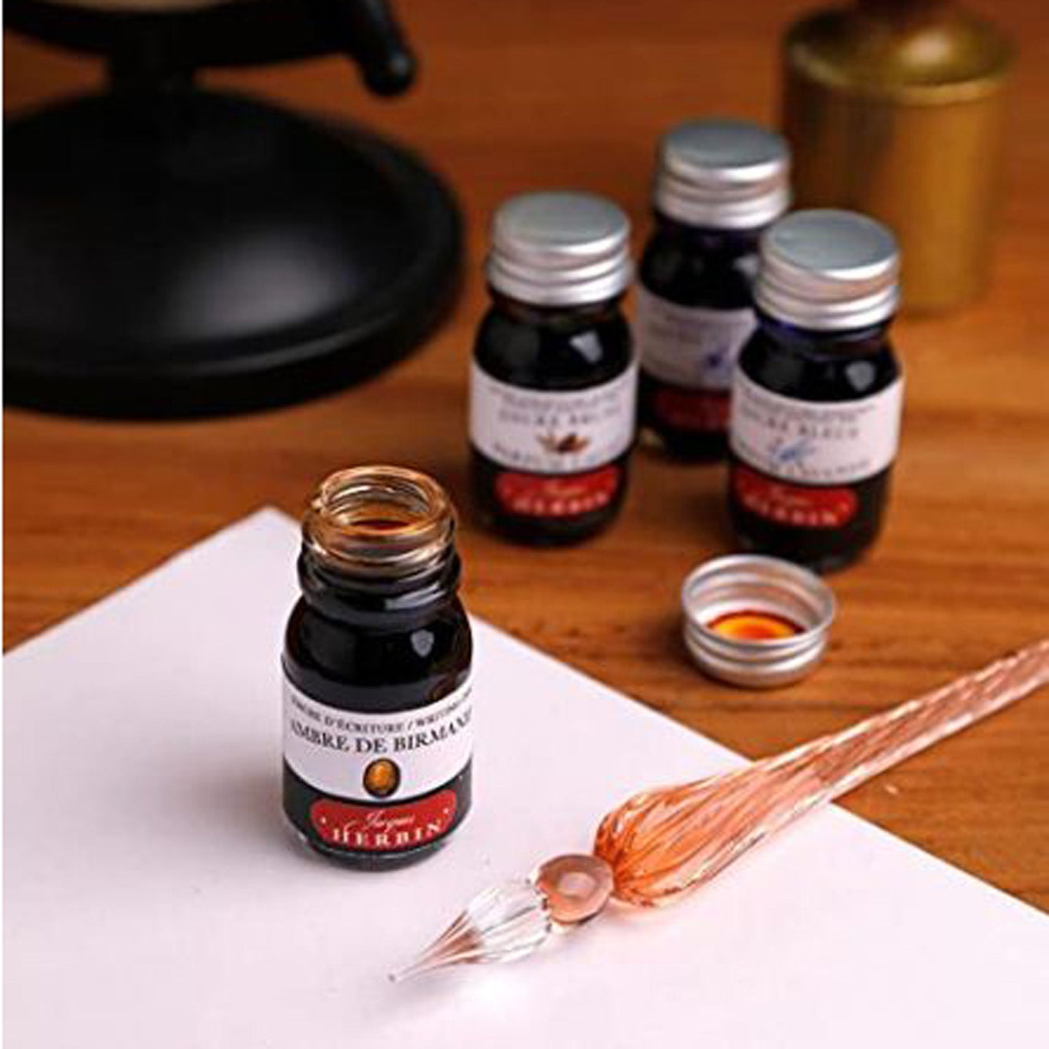 Jacques Herbin Glass Pen Set (Assorted) 27604T
