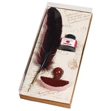 Jacques Herbin Dip Pen Set (Burgundy) 27326T