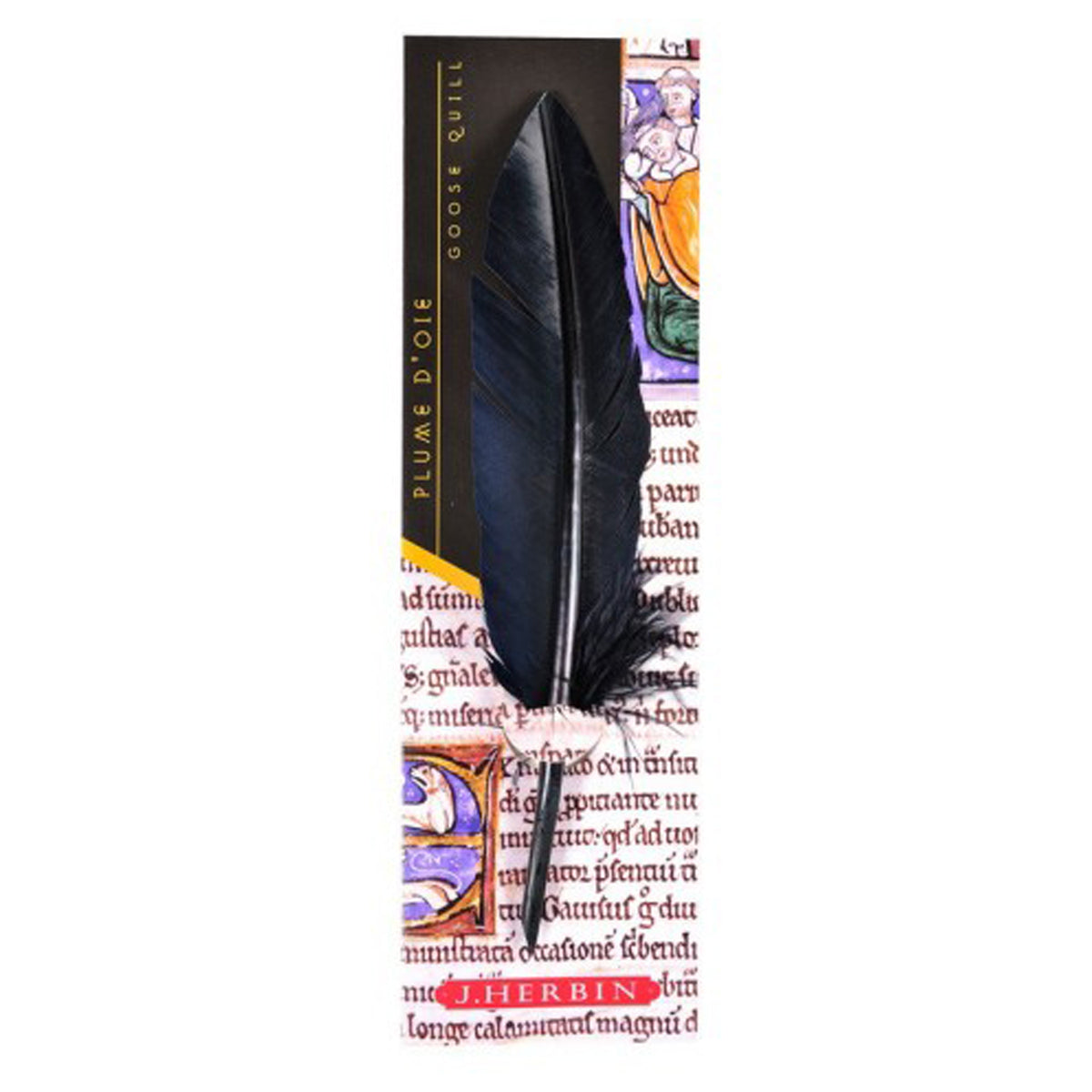 Jacques Herbin Goose Quill Dip Pen (Navy) 23399T-NVY