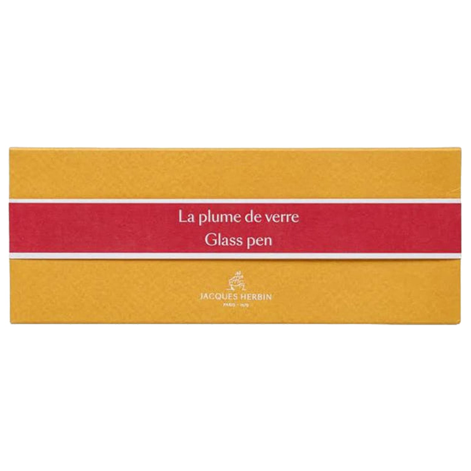 Jacques Herbin La Plume De Verre Glass Pen Set (Red) 20026JT