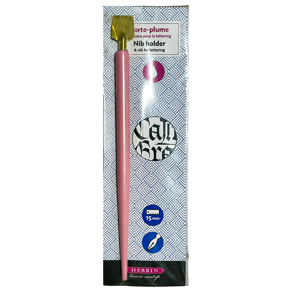 Jacques Herbin Porte-Plume Dip Pen (Pink - 15 MM) 23615T-PNK