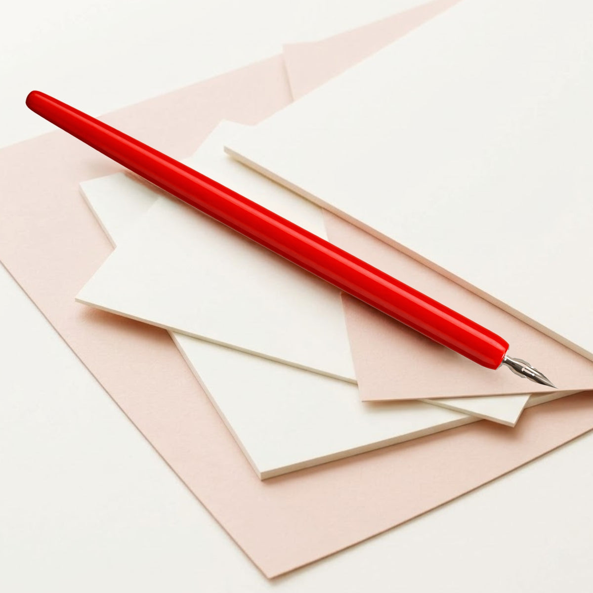 Jacques Herbin Porte-Plume Dip Pen (Red - 2.5 MM) 23566T-RED