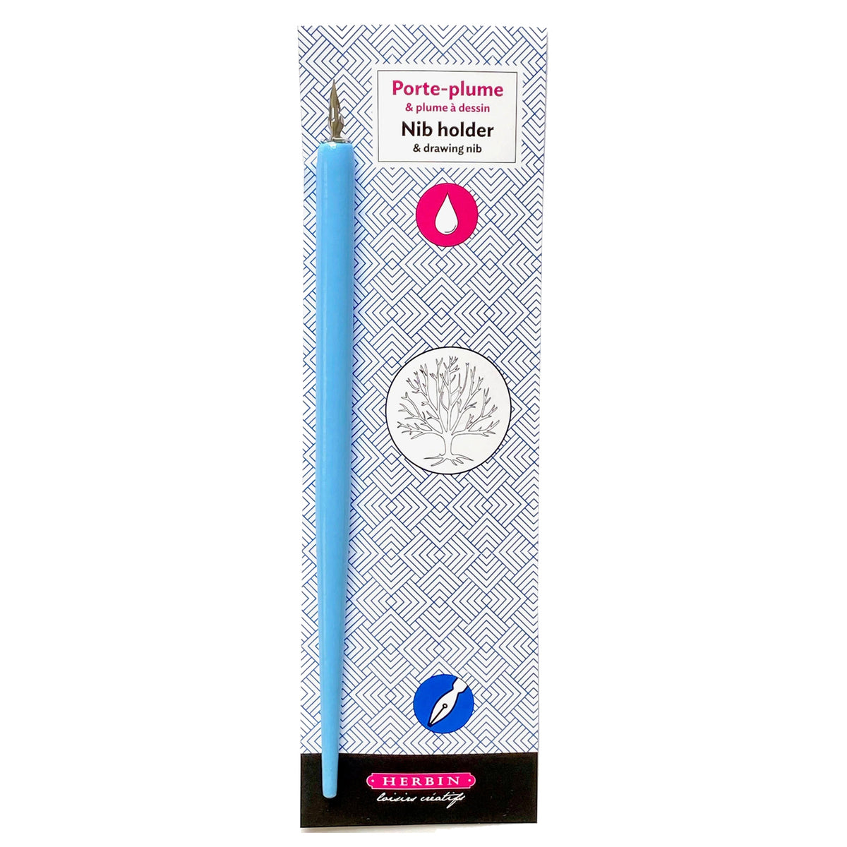 Jacques Herbin Porte-Plume Dip Pen (Sky - 2.5 MM) 23566T-SKY