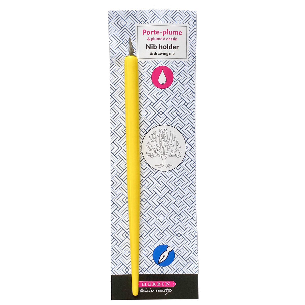 Jacques Herbin Porte-Plume Dip Pen (Yellow - 2.5 MM) 23566T-YLW