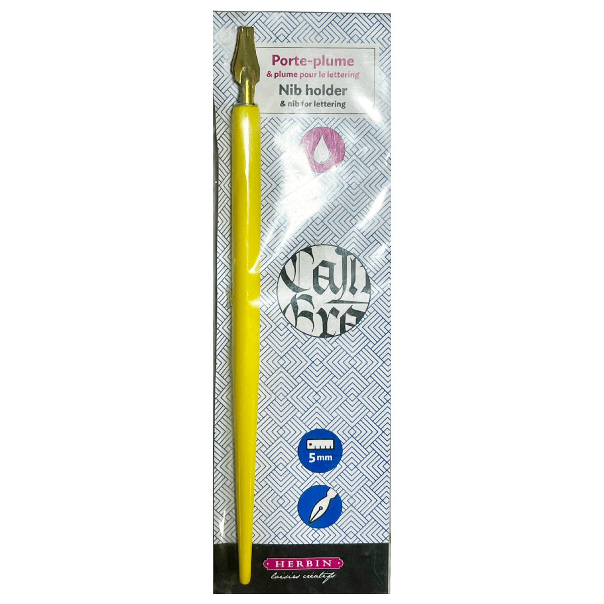 Jacques Herbin Porte-Plume Dip Pen (Yellow - 5.0 MM) 23605T-YLW