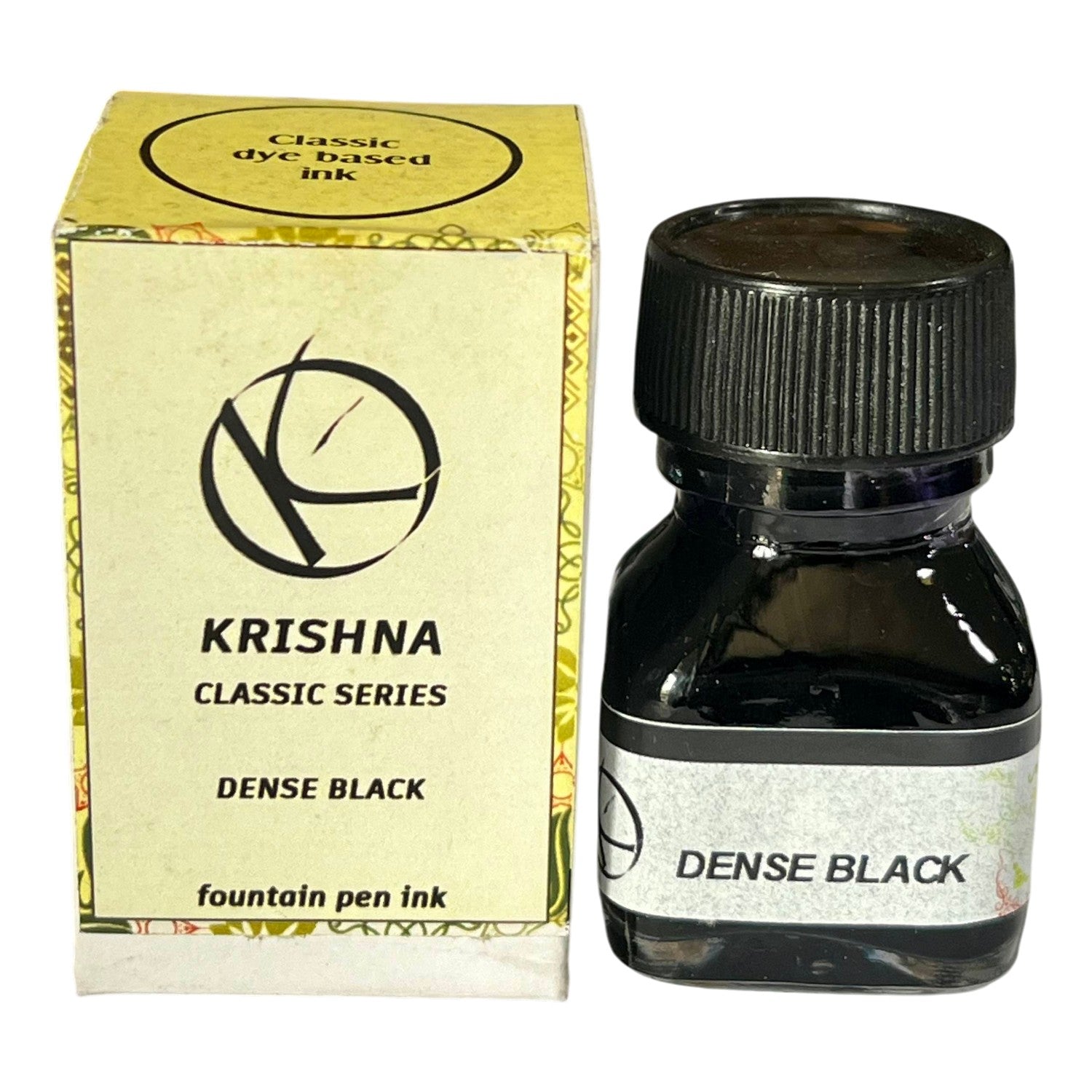 Krishna Classic Ink Bottle (Dense Black - 20 ML) KICLDNBK20