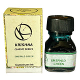 Krishna Classic Ink Bottle (Emerald Green - 20 ML) KICLEMGR20