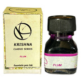Krishna Classic Ink Bottle (Plum - 20 ML) KICLPLUM20