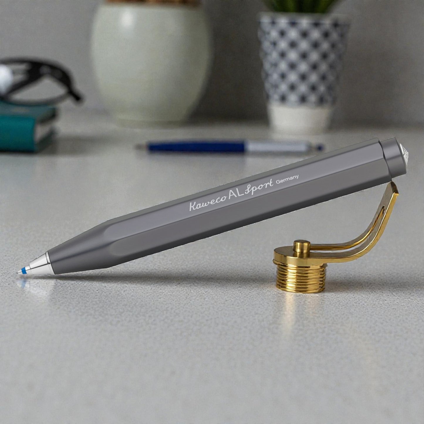 Kaweco Al Sport Anthracite CT Ballpoint Pen 10000099 (Clip Not Included)