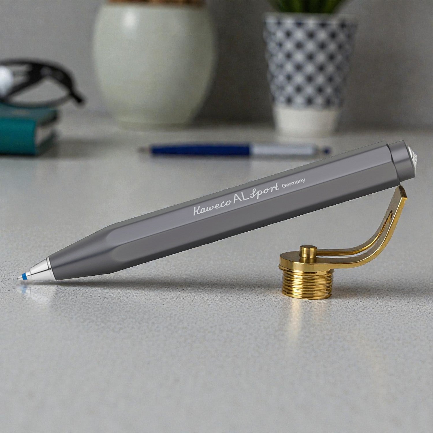 Kaweco Al Sport Anthracite CT Ballpoint Pen 10000099 (Clip Not Included)