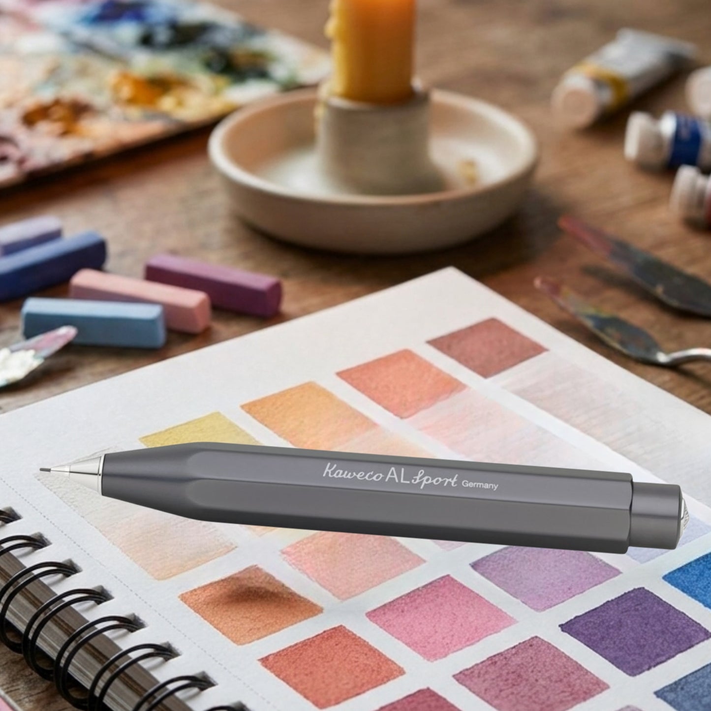 Kaweco Al Sport Anthracite CT Mechanical Pencil (0.7 MM) 10000102 (Clip Not Included)