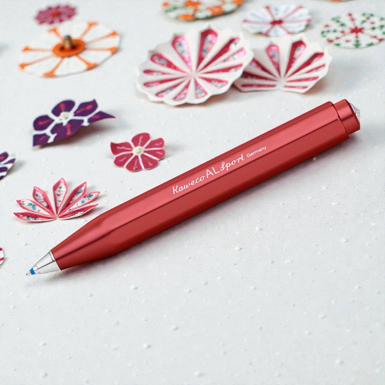 Kaweco Al Sport Deep Red CT Ballpoint Pen 10001605 (Clip Not Included)