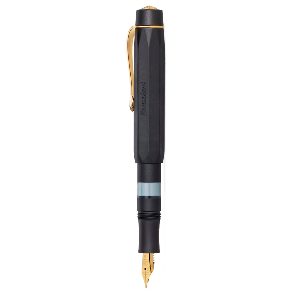Kaweco Al Sport Piston Black GT Fountain Pen (Clip Not Included)